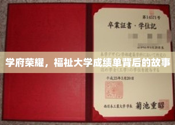 学府荣耀，福祉大学成绩单背后的故事