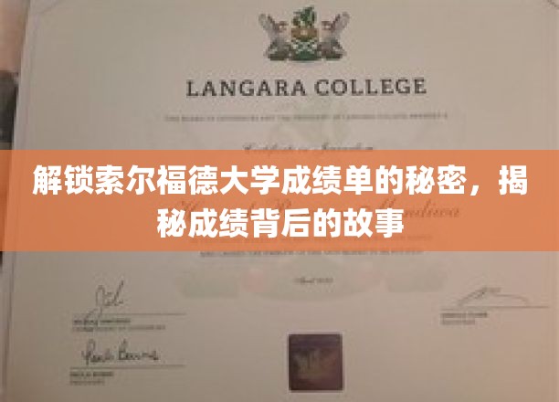 解锁索尔福德大学成绩单的秘密，揭秘成绩背后的故事