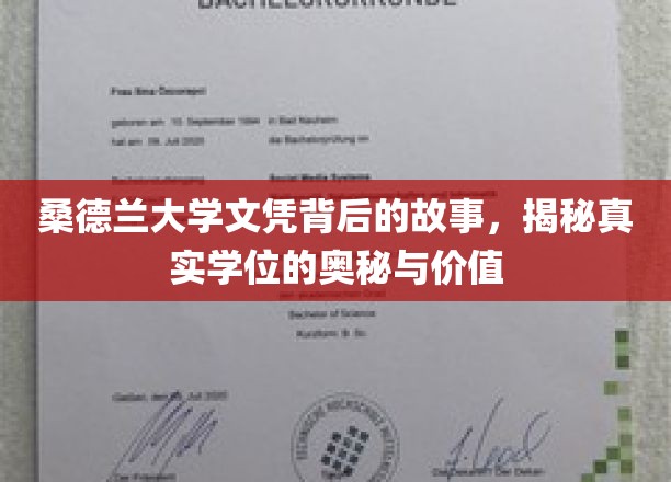 探寻桑德兰大学文凭的深层价值，揭秘学位背后的传奇故事