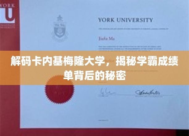 解码卡内基梅隆大学，揭秘学霸成绩单背后的秘密