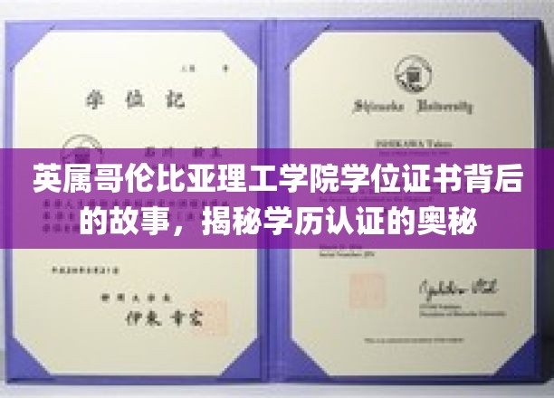 解码英属哥伦比亚理工学院，一纸学位证书背后的学历认证传奇