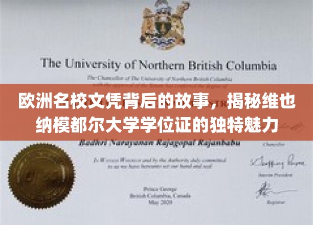 欧洲名校文凭背后的故事，一探究竟维也纳模德大学学位证的独特魅力