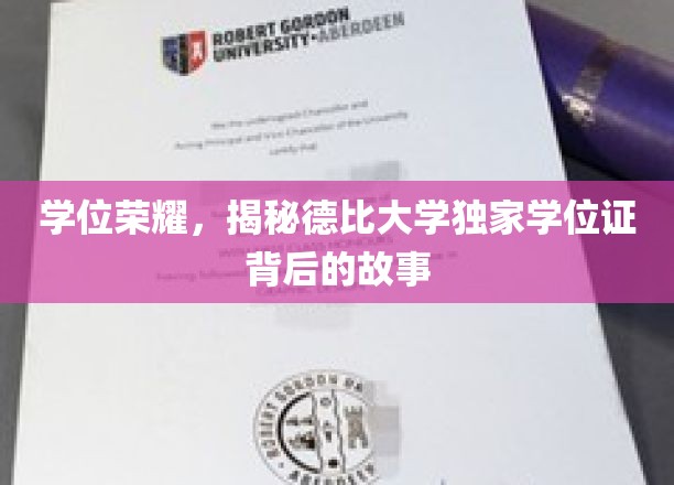 德比大学学位证之谜，独家荣耀背后的传奇历程