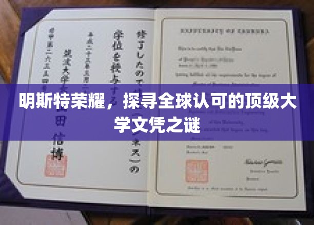 明斯特荣耀，探寻全球认可的顶级大学文凭之谜