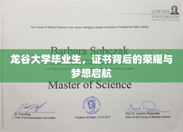 龙谷英才启航路，证书见证荣耀时刻