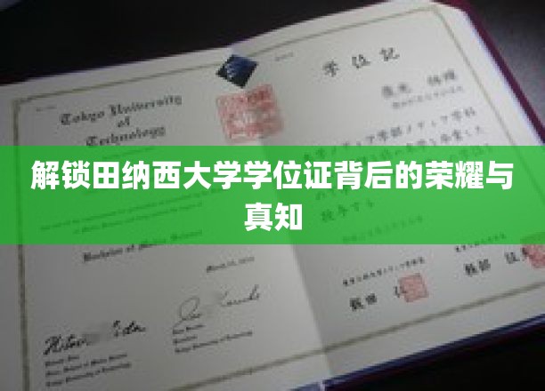 揭秘田纳西大学学位证的荣耀与真知