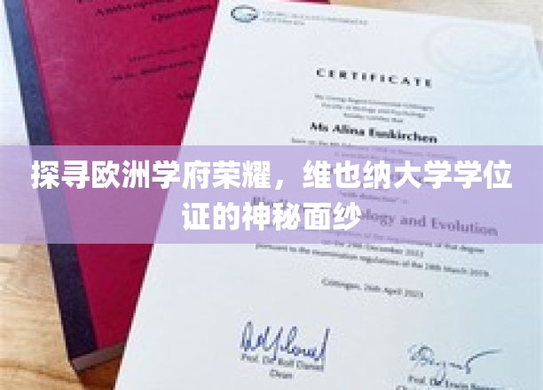 探寻欧洲学府荣耀，维也纳大学学位证的神秘面纱