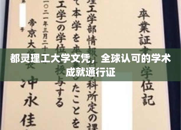 都灵理工大学文凭，全球认可的学术成就通行证