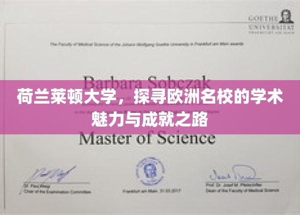 荷兰莱顿大学，探索欧洲名校的学术魅力与成就之路