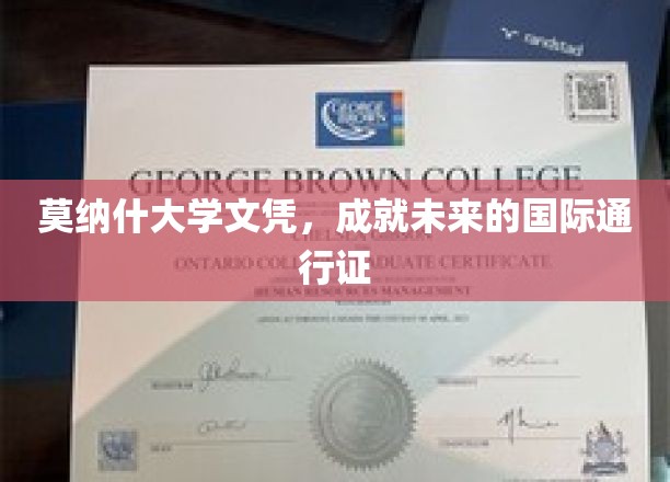 莫纳什荣耀，国际职场通行证的黄金钥匙