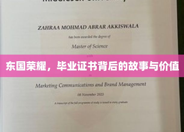 东国荣耀，毕业证书背后的传奇与价值探寻