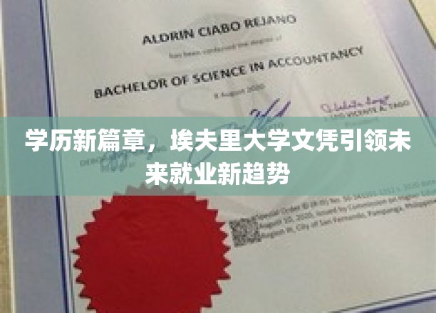 学历新篇章，埃夫里大学文凭引领未来就业新趋势