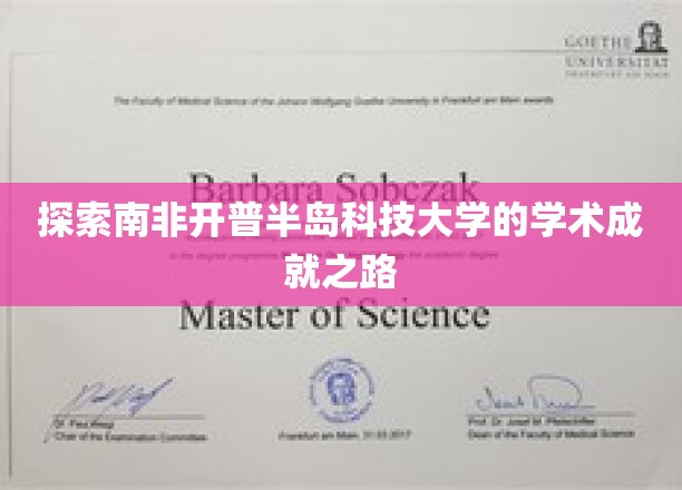 解码南非开普半岛科技大学，崛起中的学术新星之路