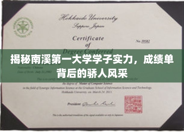 南溪学府骄子风采，揭秘成绩单背后的实力传奇