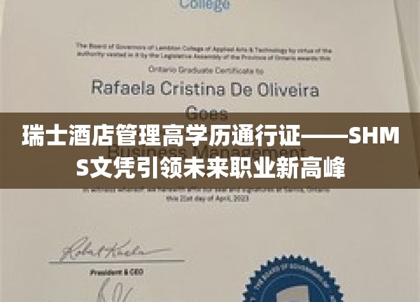 瑞士精英教育敲门砖，SHMS酒店管理文凭成就职场巅峰之路