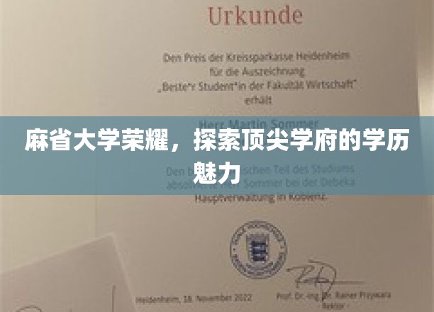 麻省大学荣耀，探索顶尖学府的学历魅力