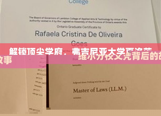 解锁顶尖学府，弗吉尼亚大学夏洛茨维尔分校文凭背后的故事