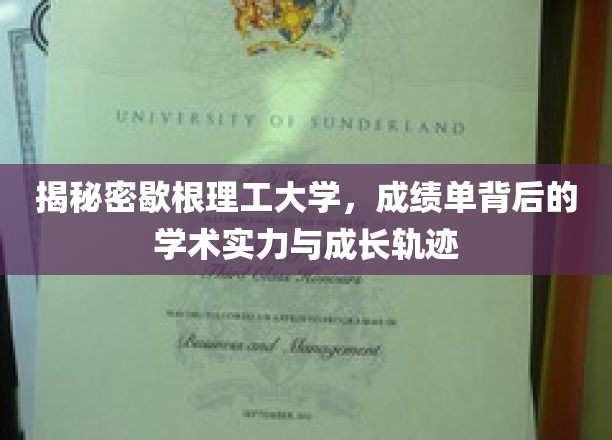 探寻歇根理工大学，成绩单背后的实力与蜕变之路