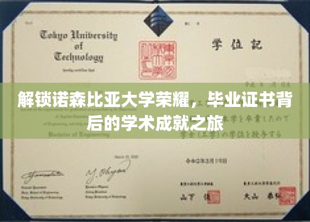 探寻诺森比亚荣耀，揭秘毕业证书背后的非凡学术足迹