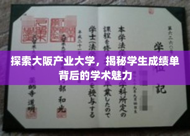 揭开大阪产业大学成绩单背后的学术奥秘