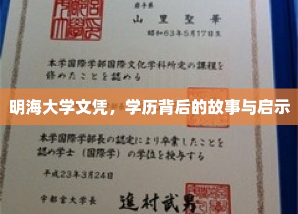 文凭背后的秘密，明海大学学历的传奇与启示