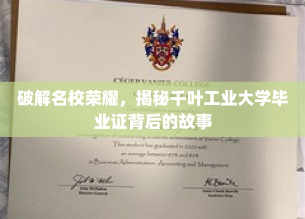名校荣耀背后的千叶工业大学，毕业证背后的传奇之旅
