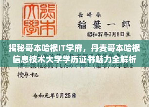 丹麦哥本哈根IT精英摇篮，解码哥本哈根信息技术大学学位含金量