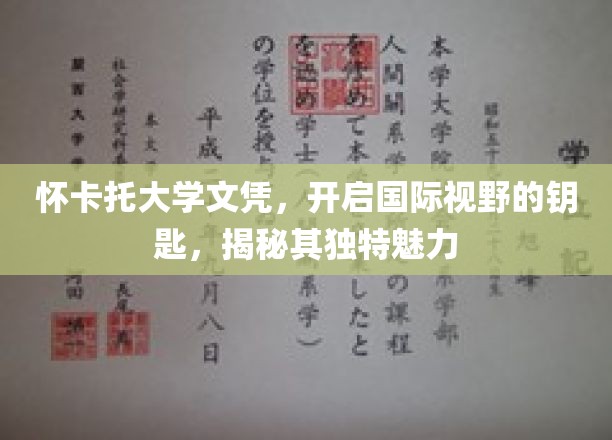 探索怀卡托大学，文凭背后的全球视野之门