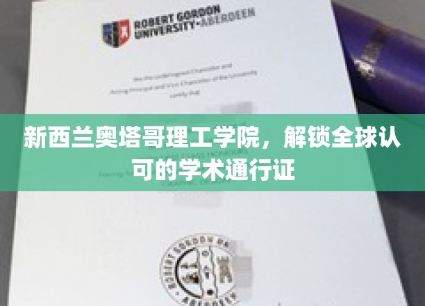 新西兰奥塔哥理工学院，开启全球认可的学术之旅