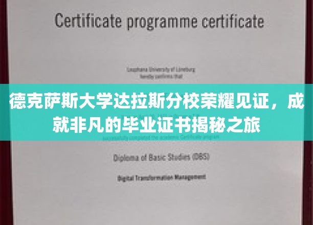 解码德克萨斯大学达拉斯分校荣耀殿堂，毕业证书背后的非凡之旅