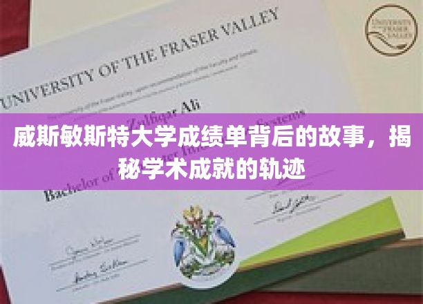 探寻威斯敏斯特大学成绩单背后的传奇轨迹