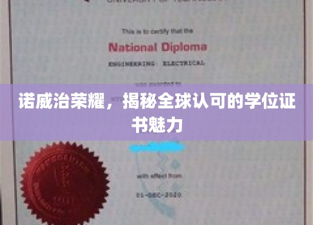 诺威治荣耀，揭秘全球认可的学位证书魅力