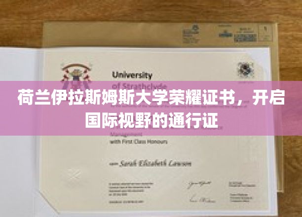 解锁全球视野，荷兰伊拉斯姆斯大学证书，成就国际精英之旅