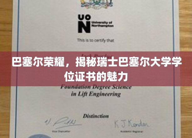 探寻瑞士巴塞尔大学学位证书的独特风采