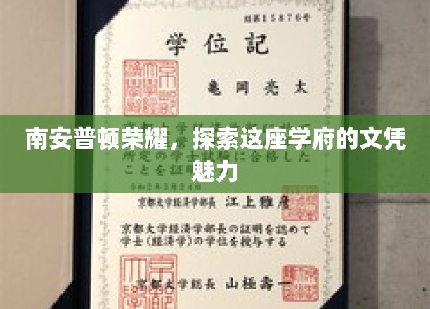 解码南安普顿，探寻学府文凭的独特魅力