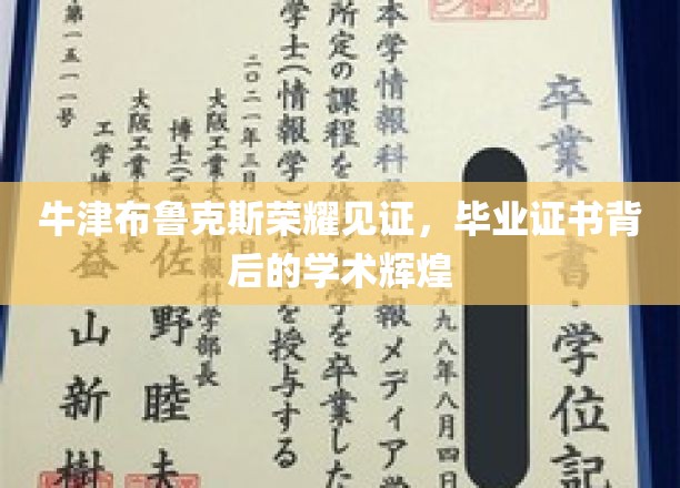 牛津荣耀之路，揭秘布鲁克斯毕业证书背后的学术璀璨
