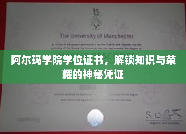 阿尔玛荣耀钥匙，探索学位证书背后的知识奥秘