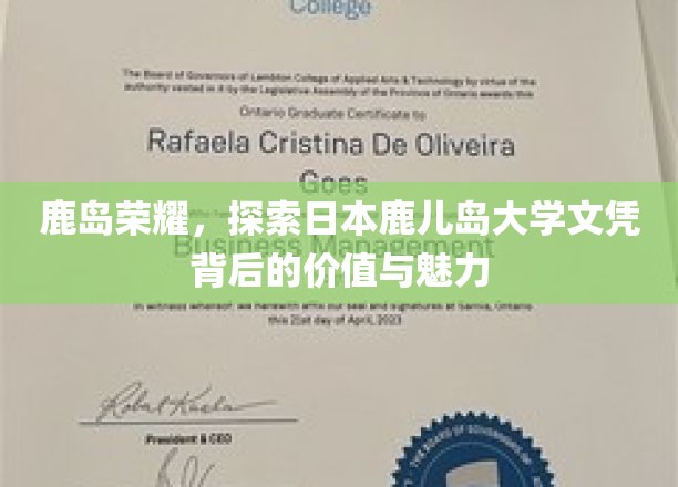 鹿岛荣耀，探索日本鹿儿岛大学文凭背后的价值与魅力