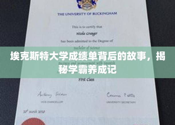 学霸之路，埃克斯特大学成绩单背后的学霸养成秘籍