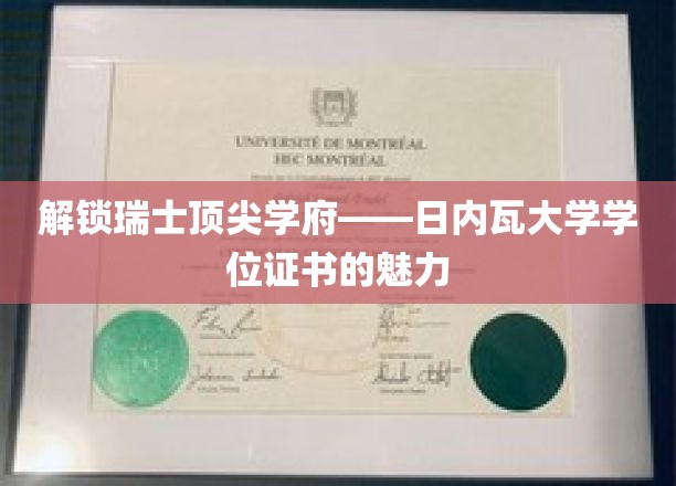 日内瓦大学学位背后的全球认可力揭秘