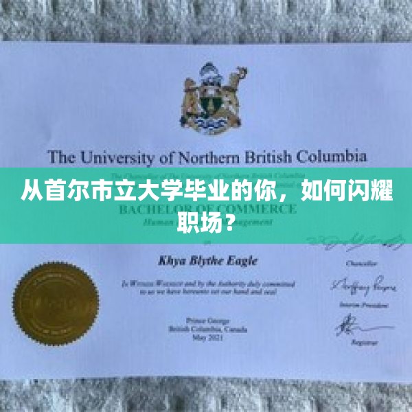 从首尔市立大学毕业的你，如何闪耀职场？