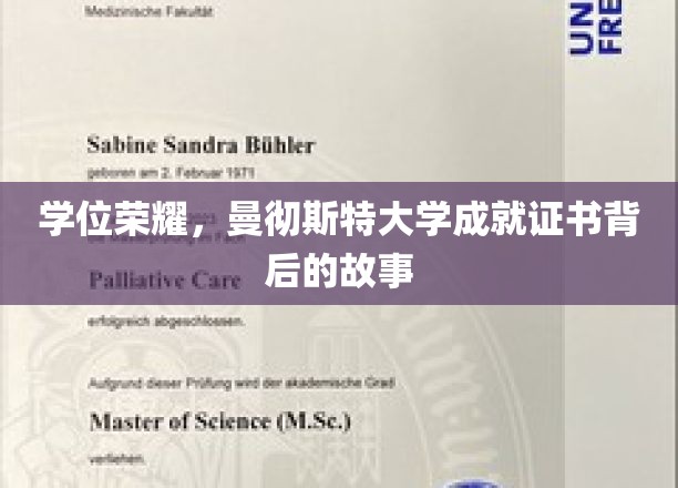 学位荣耀，曼彻斯特大学成就证书背后的故事