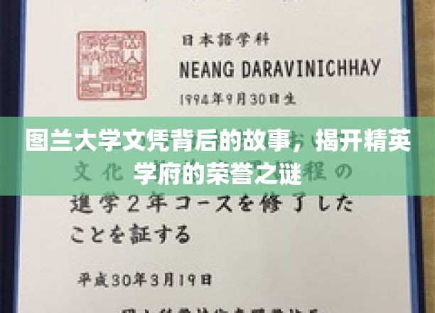 图兰大学文凭的荣耀面纱，探寻精英学府背后的传奇故事
