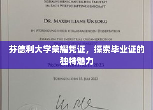 解锁芬德利大学荣耀，毕业证的独特魅力揭秘之旅