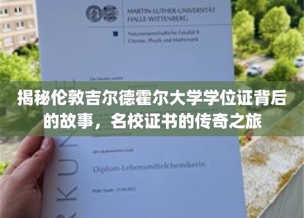 探寻名校传奇，吉尔德霍尔大学学位证背后的不凡旅程