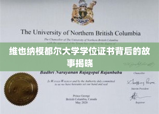 维也纳模都尔大学学位证书背后的故事揭晓