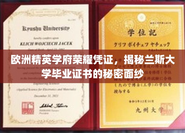 欧洲精英学府荣耀凭证，揭秘兰斯大学毕业证书的秘密面纱