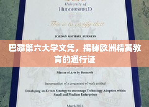 巴黎第六大学文凭，揭秘欧洲精英教育的通行证