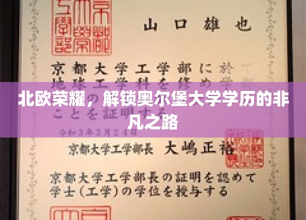 北欧荣耀，解锁奥尔堡大学学历的非凡之路