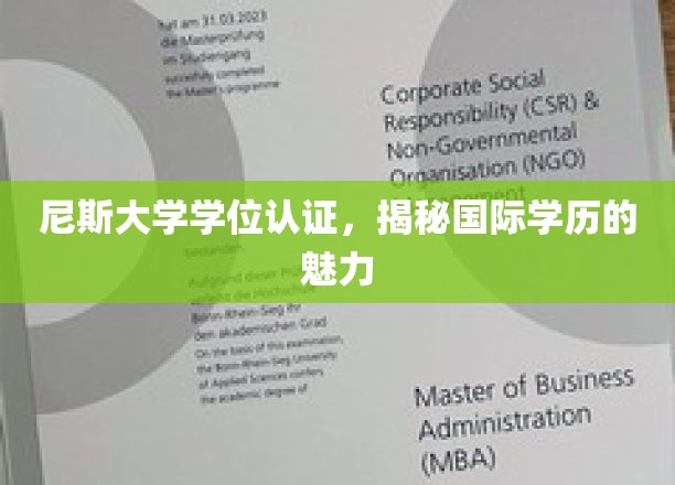 跨国学历的魅力，尼斯大学学位认证背后的全球认可力量